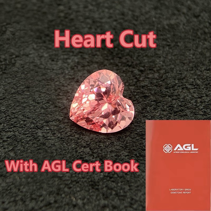 Lab Grown AGL Certified Paparacha Gemstone factory