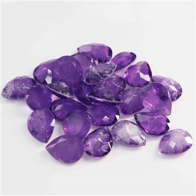 CBX26 Hear Shape 12X16mm Synthetic Fusion Tourmaline Gemstone