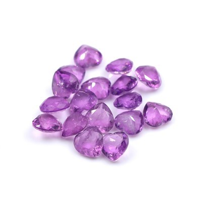 CBX48 Heart Cut Synthetic Fusion Gemstones
