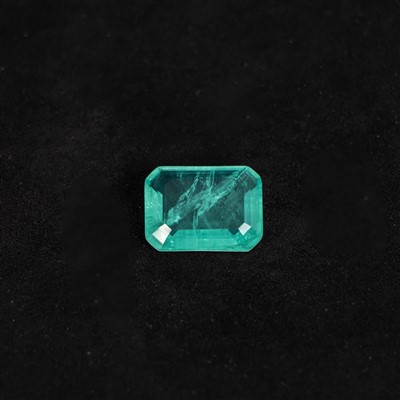 Emerald Cut Synthetic Fusion Stone CBX20 15X20mm