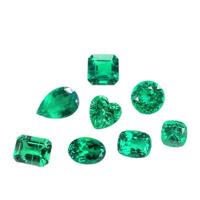 Lab Grown AGL Tiwhikete Korohia Emerald Gemstone